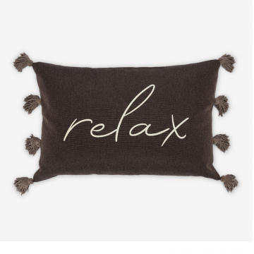 Подушка декоративная релакс с кистями