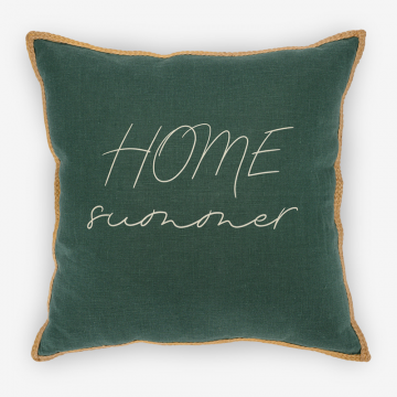 Подушка декоративная из льна Home summer
