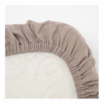 Простыня на резинке, ткань бязь премиального качества, 160х200х30 см