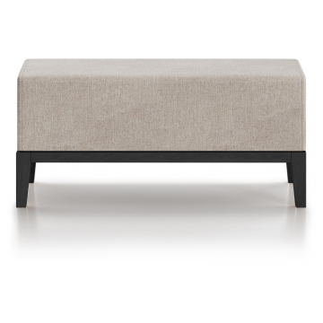 Банкетка Fjord 80 см (молочный рогожка, бук под эмалью)