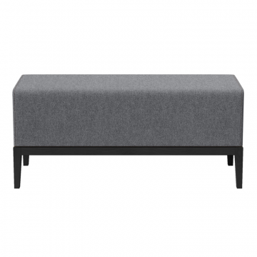 Банкетка Fjord 120 см (серый твид, бук под эмалью)