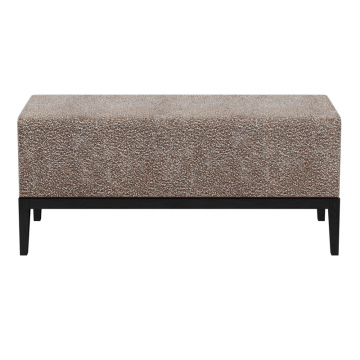 Банкетка Fjord 120 см (бежевый букле, бук под эмалью)