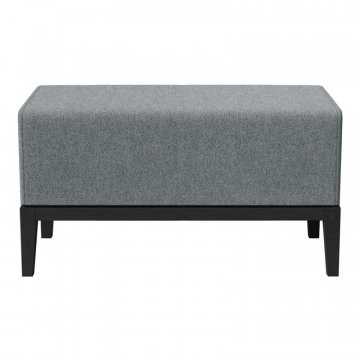 Банкетка Fjord 80 см (светло-серый твид, бук под эмалью)