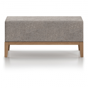 Банкетка Fjord 80 см (бежевый рогожка, бук)