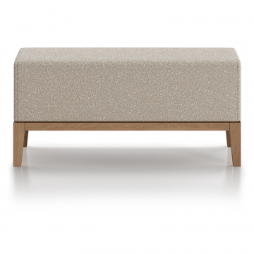 Банкетка Fjord 80 см (молочный букле, бук)