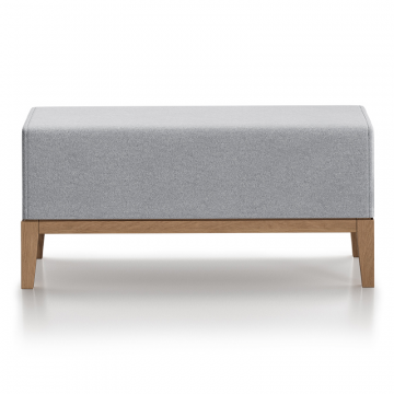 Банкетка Fjord 80 см (светло-серый Prime, бук)