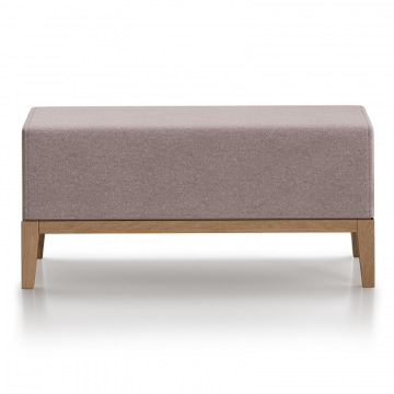 Банкетка Fjord 80 см (пыльная роза Prime, бук)