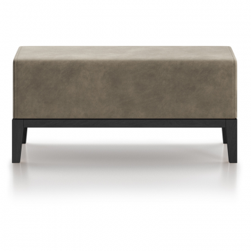 Банкетка Fjord 80 см (серо-зеленый FiberGuard, бук под эмалью)