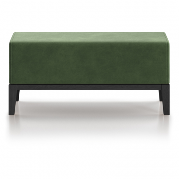 Банкетка Fjord 80 см (зелено-голубой FiberGuard, бук под эмалью)