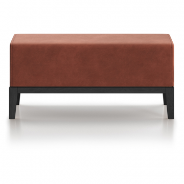 Банкетка Fjord 80 см (сиена FiberGuard, бук под эмалью)