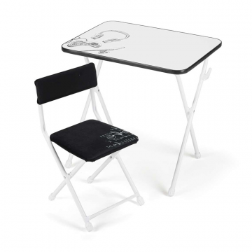 Комплект детский N Family стол и стул коллекция Black/white д/мальчика