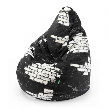 Кресло-груша Кирпичи