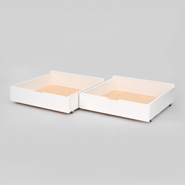 Комплект ящиков выдвижных белый