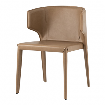 Стул Арманд экокожа коричневый