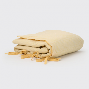 Пододеяльник двусторонний с застежкой на декоративных завязках, 200х160 см.