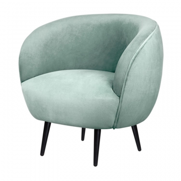 Мягкое кресло Benee Green на черных ножках