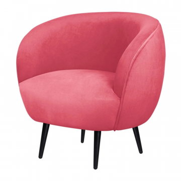 Мягкое кресло Benee Karmin на черных ножках