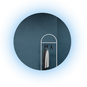 Зеркало с холодной подсветкой, RAUNTEL NF LED M, D79 см