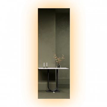 Зеркало с теплой подсветкой, HALFEO NF LED M, 139 x 49 см