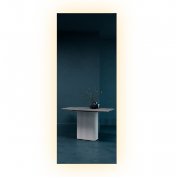 Зеркало с нейтральной подсветкой, HALFEO NF LED XL Slim, 199 x 79 см