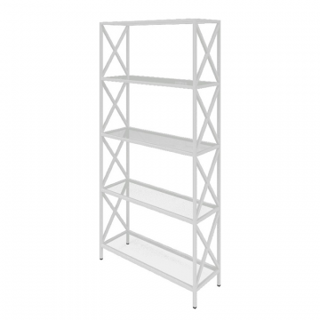 Стеллаж IKSONI белый, 200 х 100 см