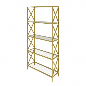 Стеллаж IKSONI золотой, 200 х 100 см