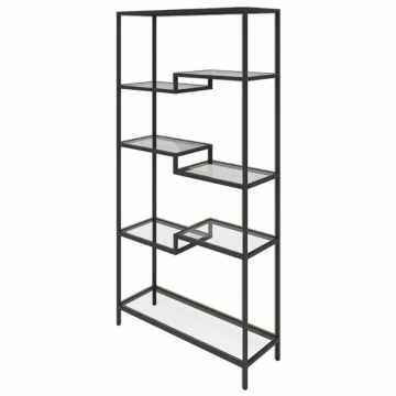 Стеллаж LEVELIS черный, 200 х 100 см