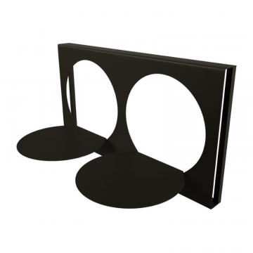 Полка GNUTUM черная, 64 x 34 см