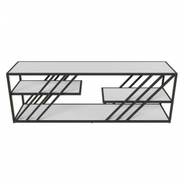 Тумба LATTISO белый/черный, 194.2 х 43.2 см