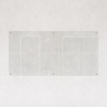 Стеклянная маркерная доска прозрачная 120 x 240 см