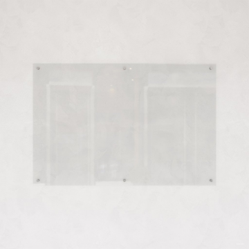 Стеклянная маркерная доска прозрачная 120 x 200 см