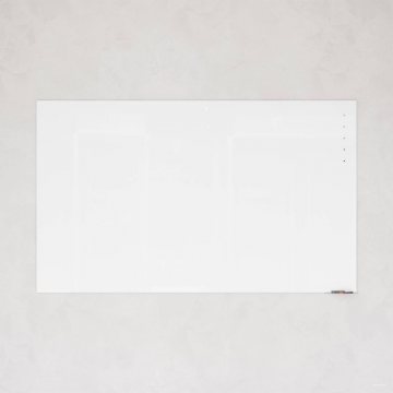 Стеклянная магнитно-маркерная доска белая 120 x 240 см