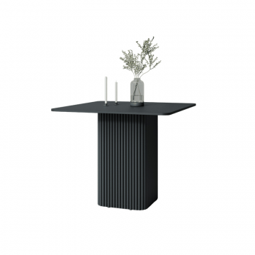 Обеденный стол TRUBIS Wood KVADRAT 90 х 90 см, черный
