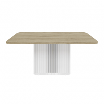 Обеденный стол TRUBIS Wood Rectangle 180 х 90 см, орех/белый