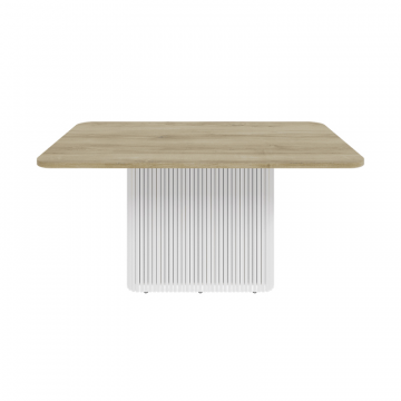 Обеденный стол TRUBIS Wood Rectangle 160 х 80 см, орех/белый