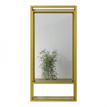 Зеркало в золотой раме AKVUM, 105 х 53 см