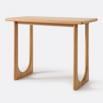 Барный стол массив дуба и шпон ширина 140 см DOUVE  ДОУВ  4 персоны бежевый