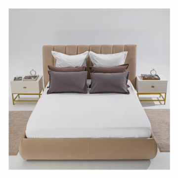 Простыня свободная Молочная пенка, 220х260 см