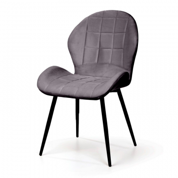 Стул Ральф, бархат антрацит 14