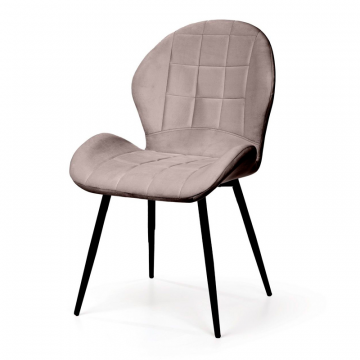 Стул Ральф, бархат пепельно-бежевый 25