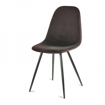 Стул Тед, бархат антрацит 14