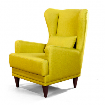 Кресло Джулия рогожка зеленый