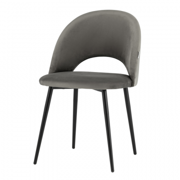 Стул Меган SN велюр тёмно-серый
