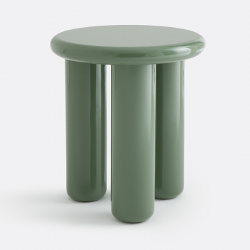 Приставной столик на 3 ножках лаковое покрытие RONIO  РОНИО  единый размер зеленый