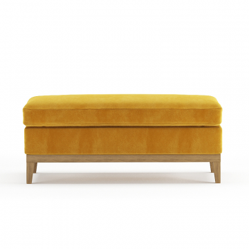 Банкетка Kona на деревянном основании