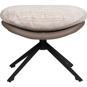 Оттоманка BLISS латте, экокожа, шенилл