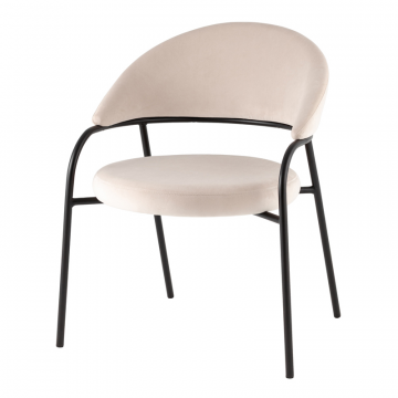 Стул Тилль велюр кремовый