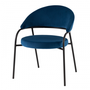 Стул Тилль велюр синий