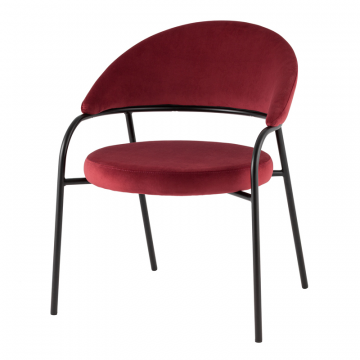 Стул Тилль велюр красный