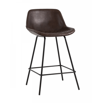 Стул полубарный Деймон экокожа коричневый